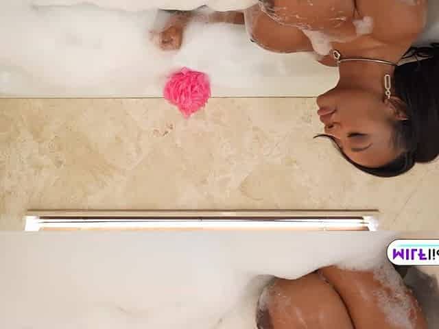 MILFLICIOUS - My Stepmom's Large Black Titties Tempt Me