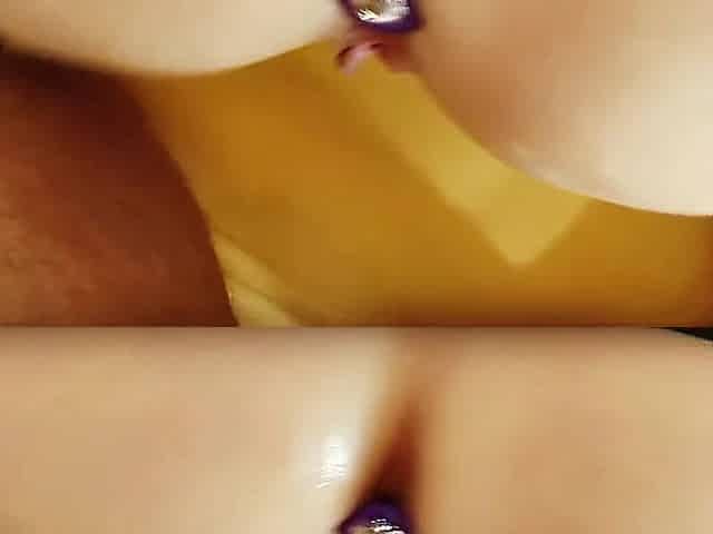 Schoolgirl drilled in booty - Large booty Anal