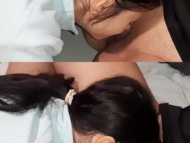 Real sex lesson on vagina licking with conversation
