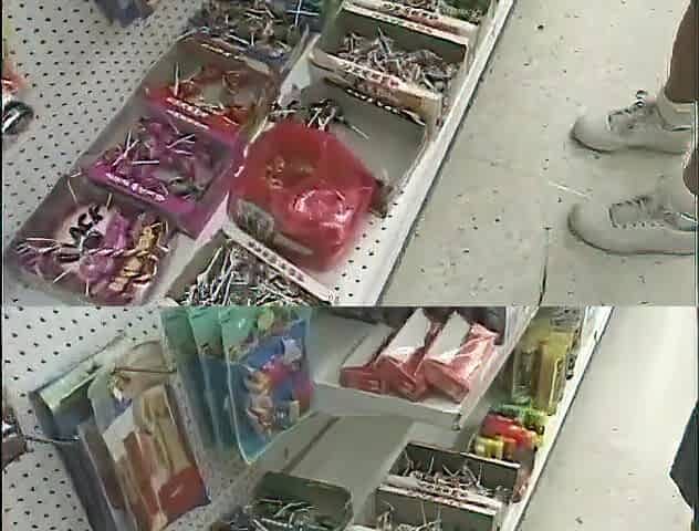 colored woman is getting giant jock after shopping