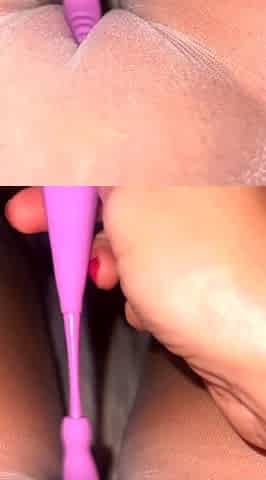Stacked brunette goes solo toys and masturbation