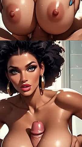 Perfect Big Boobs Titjob Cartoon