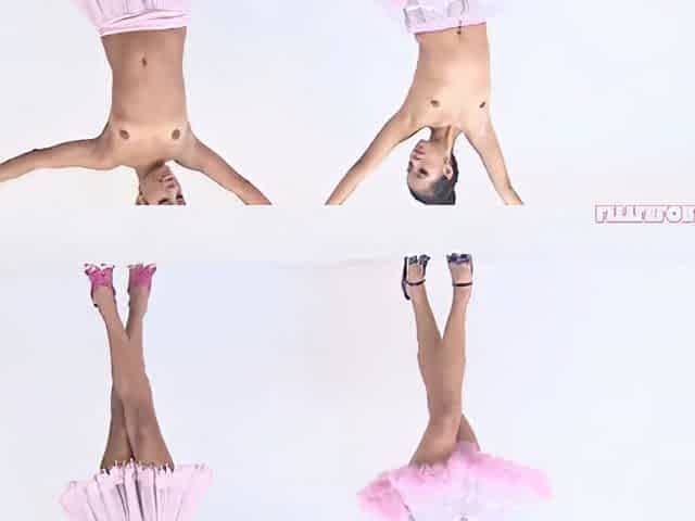 Topless Lesbian Ballerina Teens