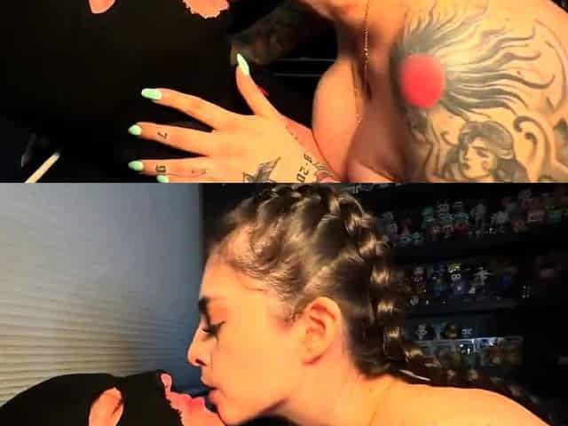 Big Titty Threesome Fun With Sexy Whores