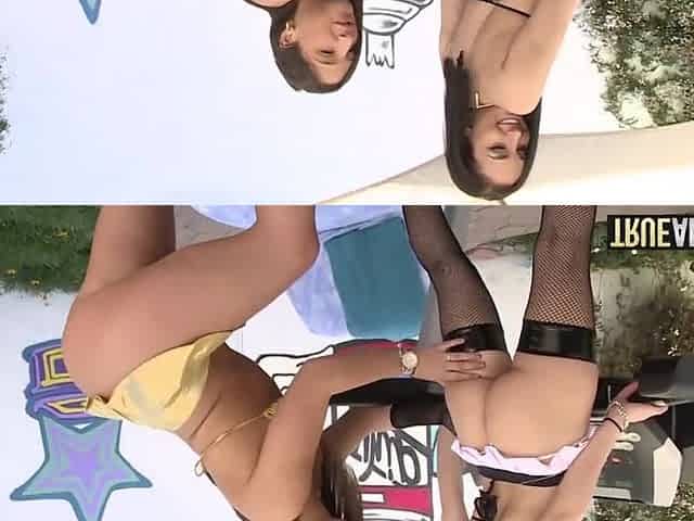 TRUE ANAL Gabriella and Abella In A True Anal Three-some