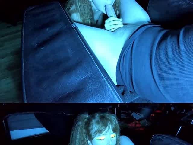 Rave Girl - Redhead Sucks Dick After Rave: Gets Creampie