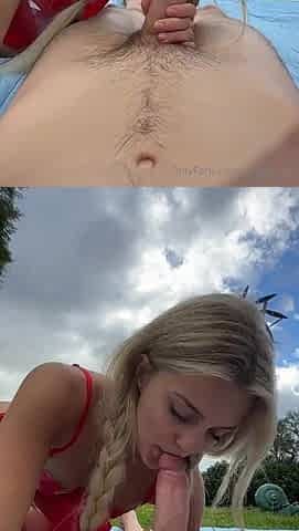 Mature beauty Trippie receives passionate group creampie