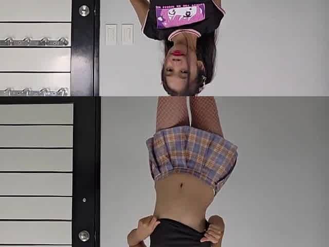 eighteen year old small cute oriental angel dancing