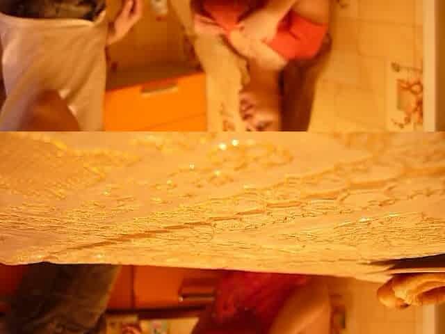 Sucks dick her boyfriend while parents in another room