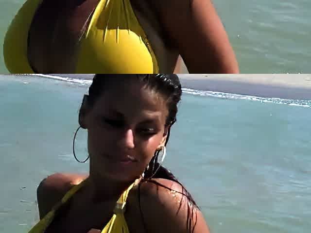 Big boob brunette masturbates on webcam