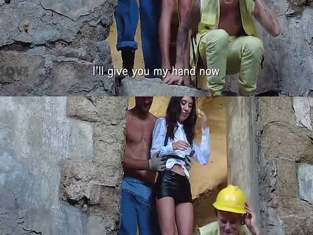 Three Workers Persuade A Fragile Inspector To Fuck Service With Katty West, Falcon Al And Kit Belove