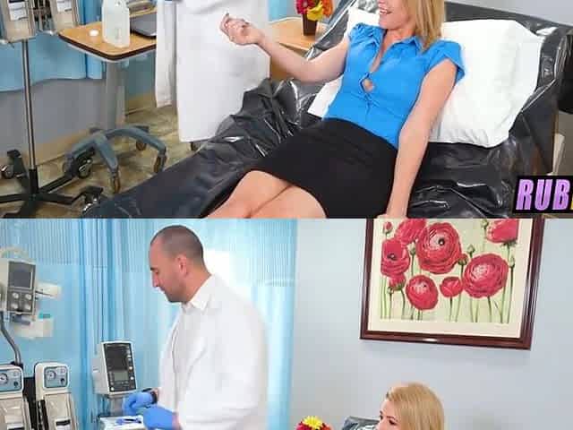 Sexy Doctors Visit For Blonde