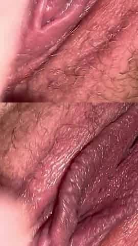 My Fat Pussy Being Stretched Closeup