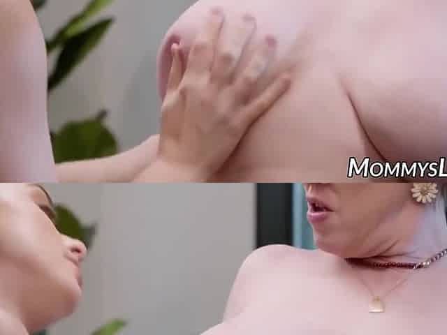 Busty Milf Scissors With Petite With Sophia Burns And Dee Williams