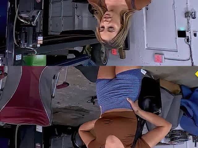 Monica Minx's Car Trouble: Supple Blond Pays Mechanic with XXX Yoga