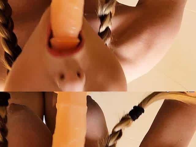 Big Tits Babe Teases You While She Plays Around