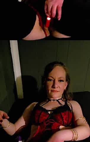 Sexy Lak Amputee Girl Masturbating with Vibrator