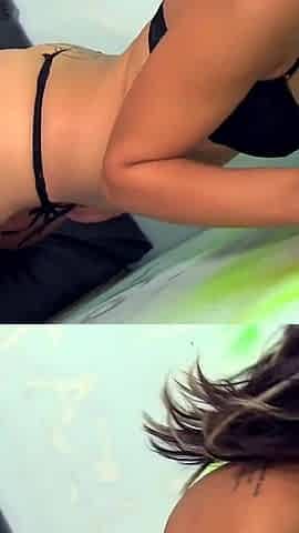 Aimee Black gets to suck huge cock and masturbates her horny pussy