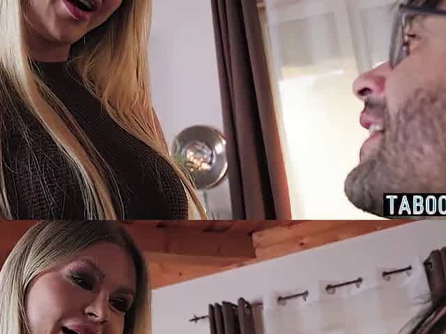 Large titties blond Russian cougar drilled in the booty hard