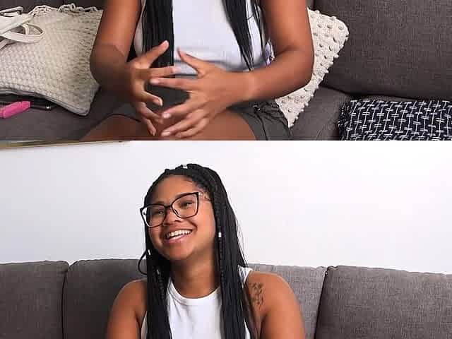 Brazilian Teen Gives Blowjob At Casting