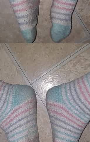 Fuzzy Sock Feet