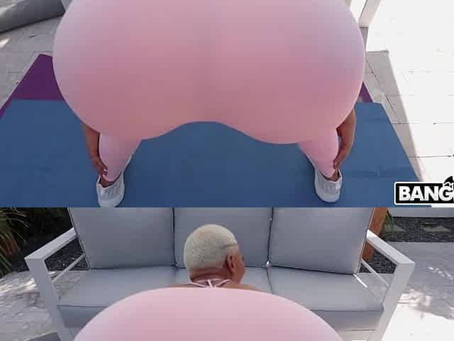 Big Booty Covered In Oil