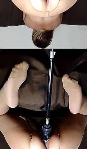 My Hungry Horny Pussy Is Riding My Biggest and Thickest Dildo and Squirting Hard.