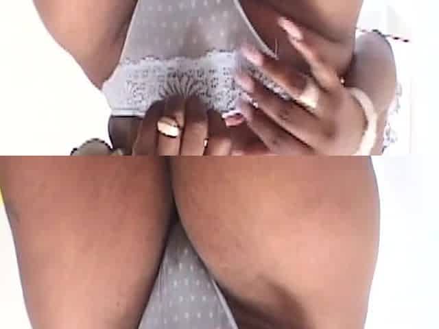 Horny black BBW amateur rough sex