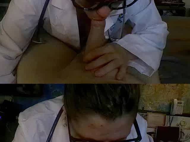 Doctor role-playing slo-mo bj