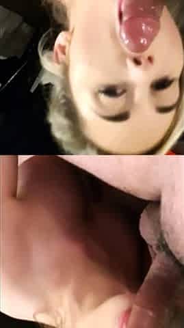 Big tit teen blowjob cumshot videos