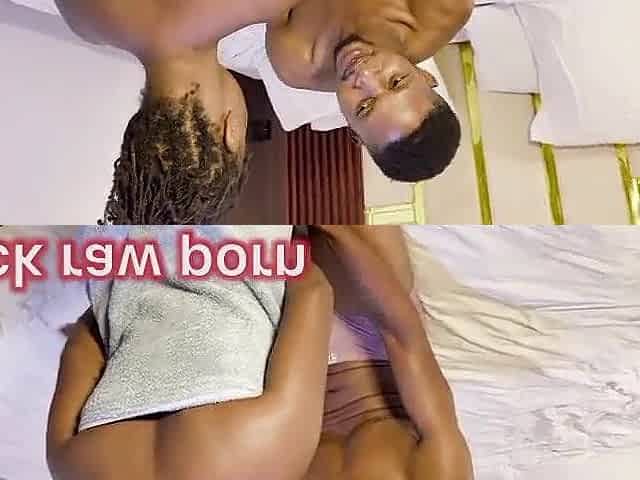 EXCITED SPOUSE WITH LARGE EBONY DICK