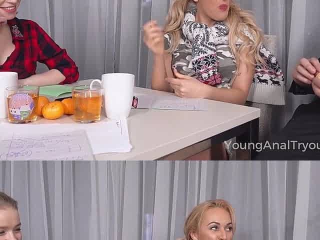 Youthful Anal Tryouts - Sharing dong and tea