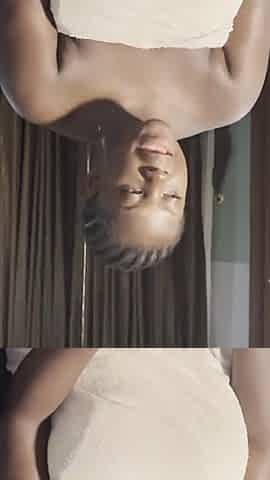 Casting: First Time Acting Porn, Sexy African Ebony with Huge Tits and Fat Ass Sits on Our Couch