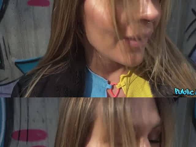 Female Tourist Fucks for Money in Public and Elsewhere - POV