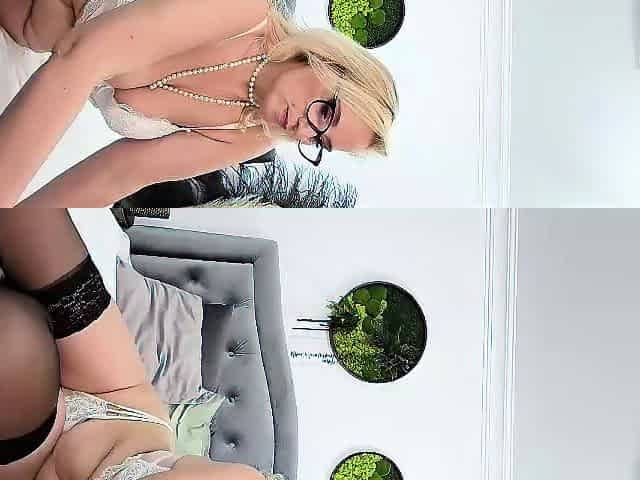 Gorgeous Mature Blonde Solo Masturbation
