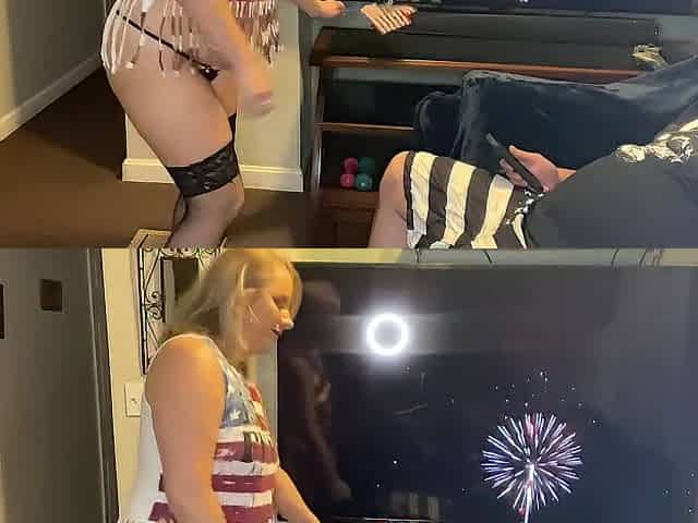 4th of July anal cream pie