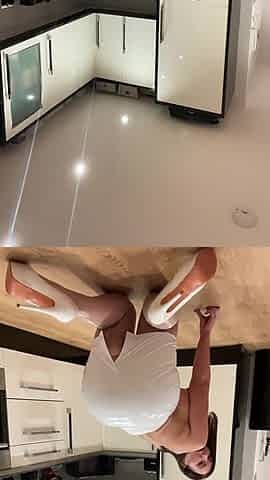 White Leggy Ff Nylon Seams Big Ass JOI