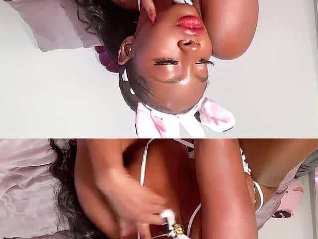 Cute Breasty Cow Beauty Desires Milk