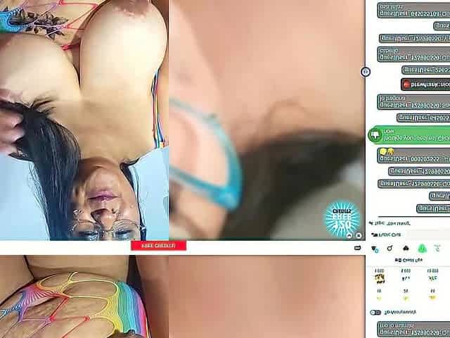 Wide open vagina