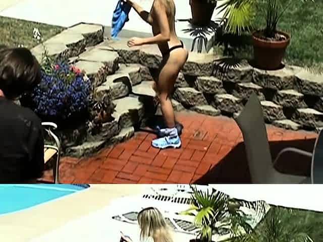 Hot blonde teen tiffany fox strips and masturbates