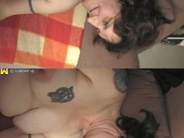 Granny with a big nose lets the guy screw her right there on the bed