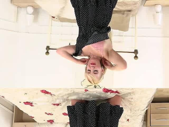When Playing With Her Shaved Pussy, Milf Mouse Is Getting Wet As We Speak - MatureNl