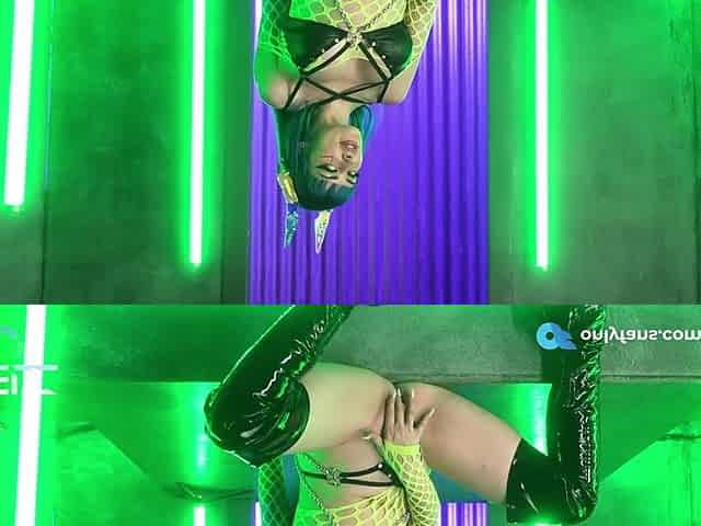 Cyber Solo Compilation with Dildos - Jewelz Blu