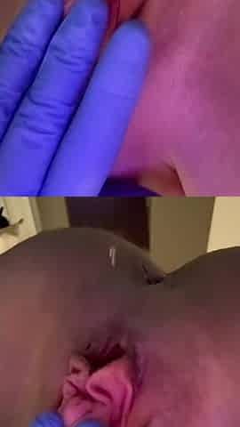 Huge Clitoris Orgasm, Wet and Squirting