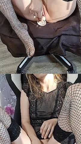 Sexy mother i'd like to fuck plays with sex toy