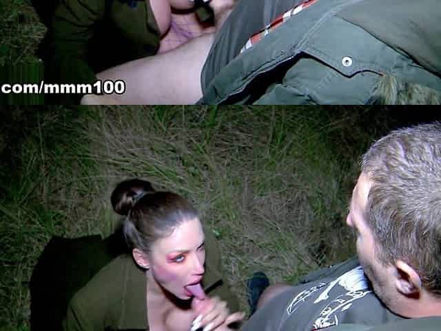 Night Fucking outdoor huge tits babe Clanddi Jinkcego with peeing - MMM100