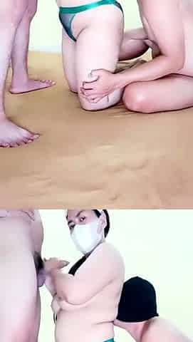 Amateur hot homemade threesome hardcore action