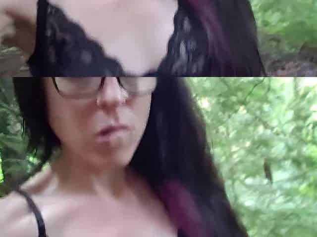 Standing Outdoor Urinate in RED Heels