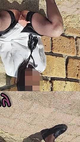 Stepsister Caught! Masturbating on Public Seaside Promenade - Strangers Watching!