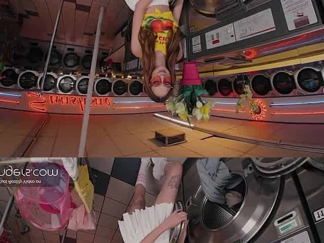 VR Bangers: Slim Ginger Chick Screws In The Laundry Room